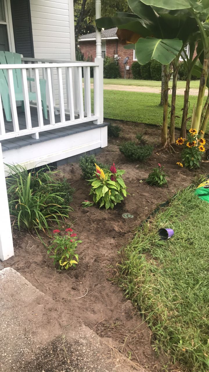 Flower Beds - After