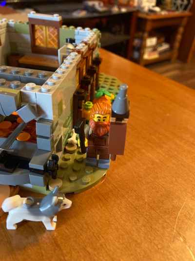 The Blacksmith Hard at Work (with his dog)