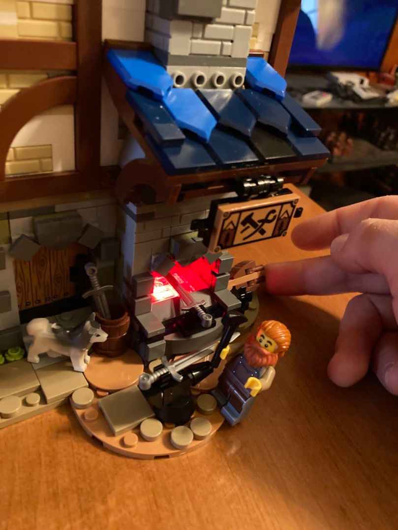 Medieval Blacksmith - Blacksmith working the Forge