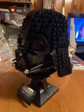 Vader Helmet LEGO Set Darth Vader's Helmet; this took forever