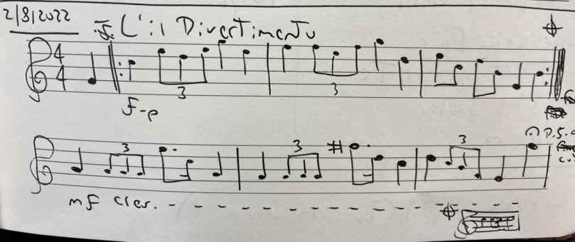 L'il Divertimento in C major