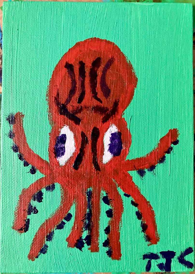 Sunday Doodles CXXX, 27 February 2022 - Octopus