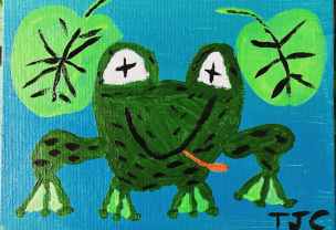 Frog Painting Feelin' Froggy