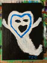 Ghost Painting I Love You So Much, It's Scary