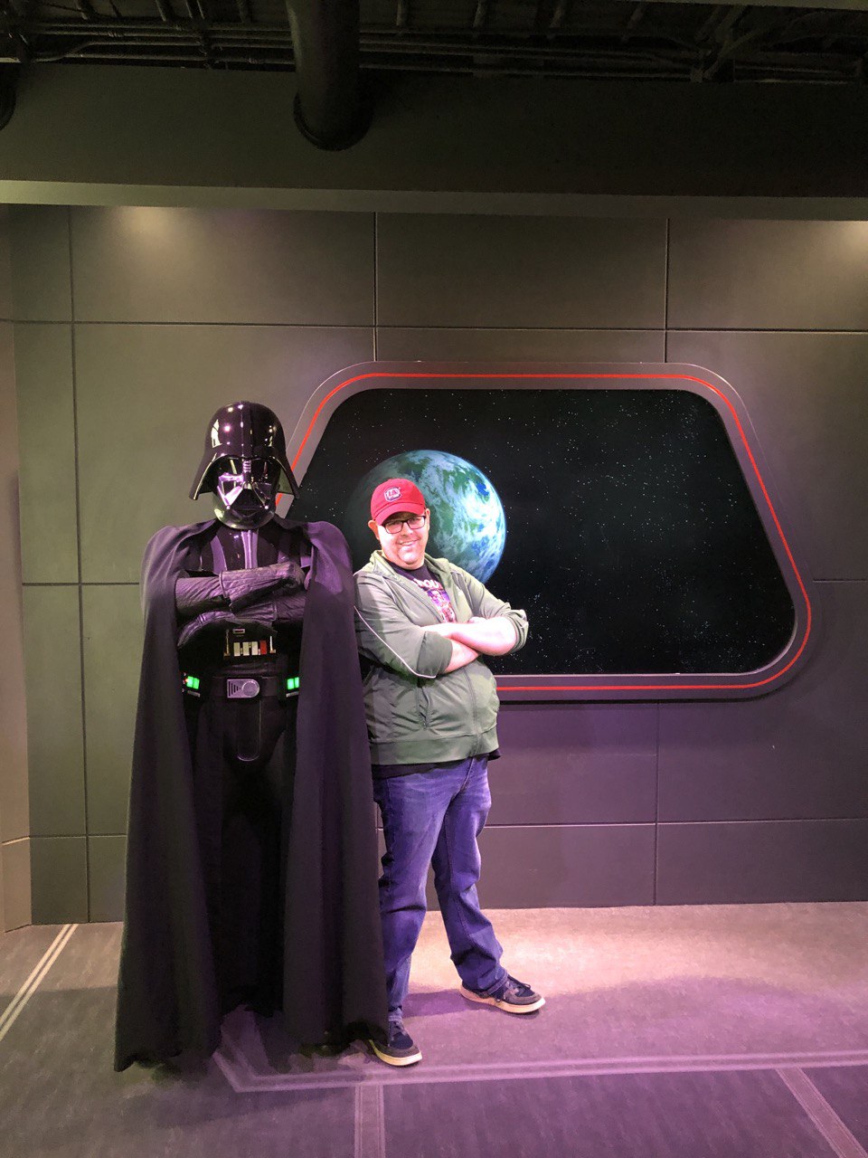 Tyler and Darth Vader