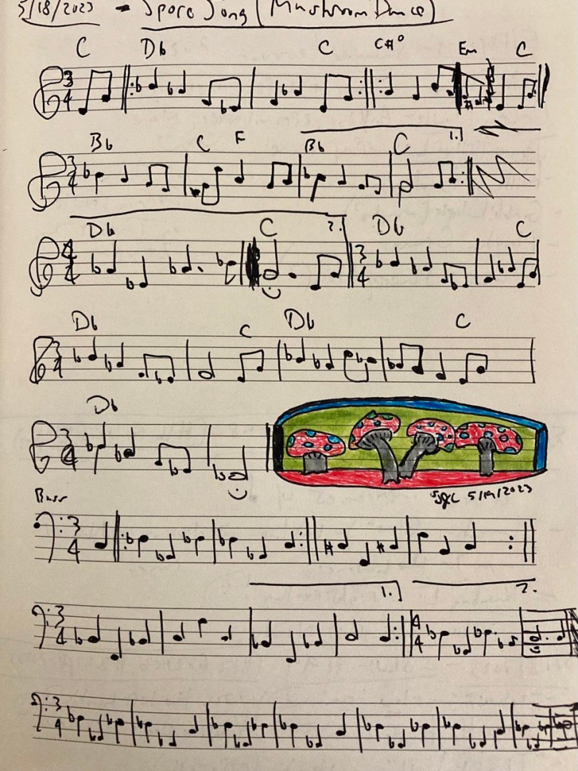 Spore Song (Mushroom Dance) - Score