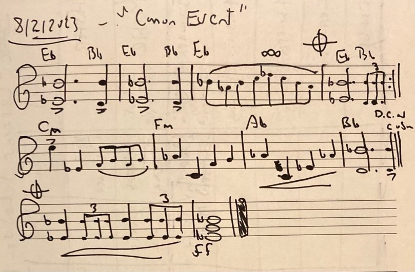 Canon Event Manuscript