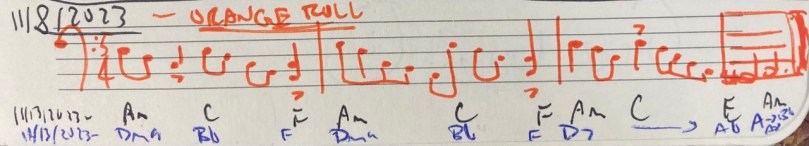 Orange Roll Manuscript