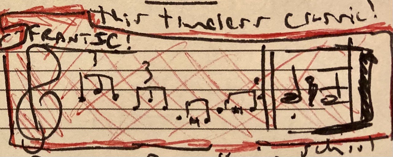 Frantic - Original Manuscript