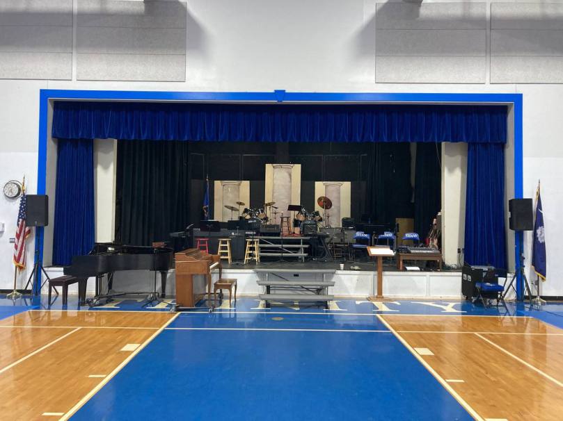 Spring Concert 2024 Setup After