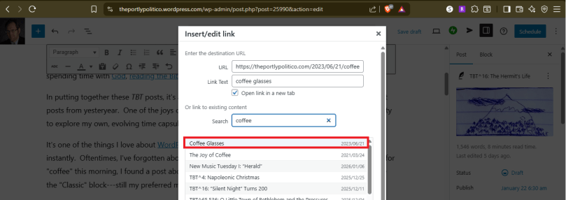 They're like glasses, but made from coffee!
